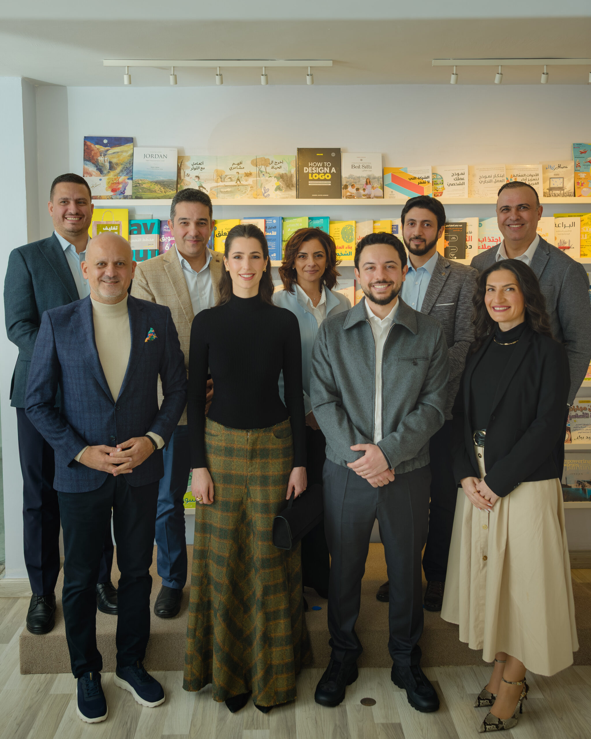 HRH CP JABAL AMMAN BOOKS VISIT